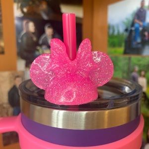 Minnie Mouse Straw Topper